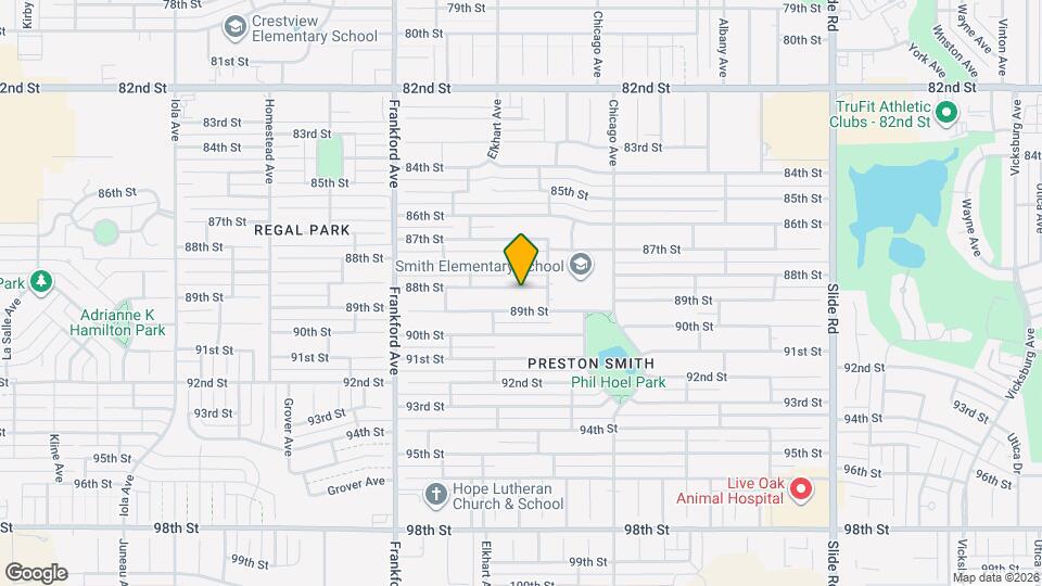 5609 88th St Map and Location Details