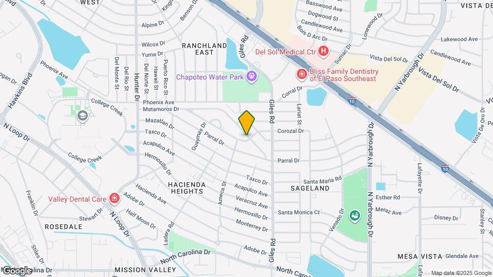 7630 Matamoros Dr Mapa y Detalles de la Ubicación