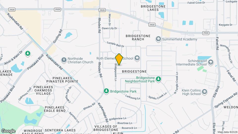 4834 Bridgemont Ln Map and Location Details