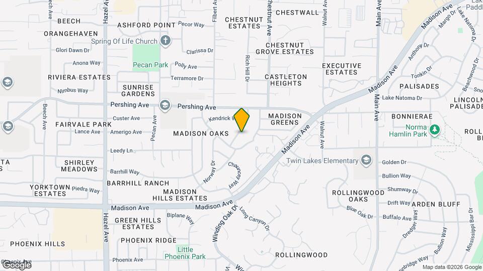 5620 Greenacres Way Mapa y Detalles de la Ubicación