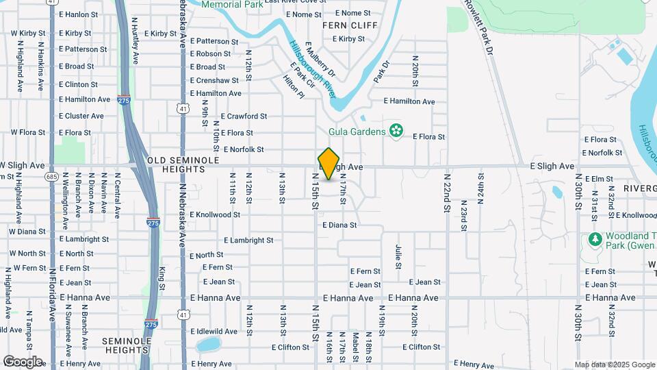 1509 Hillside Dr Map and Location Details