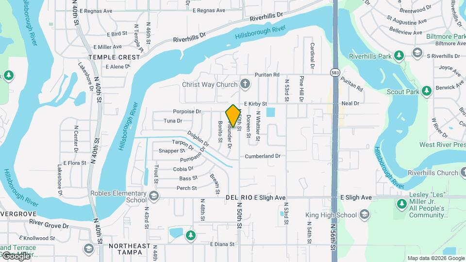 7121 Flounder Dr Map and Location Details