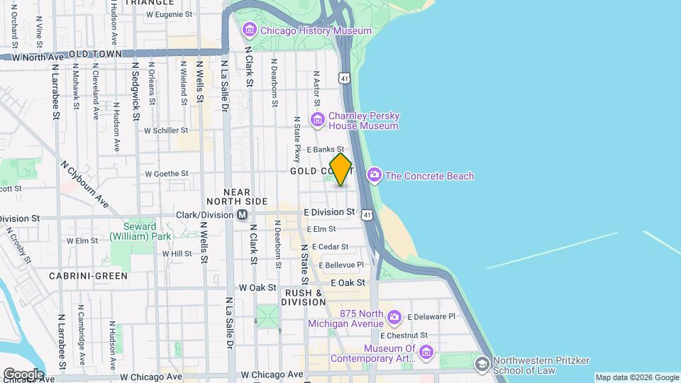 73 E Scott St Map and Location Details