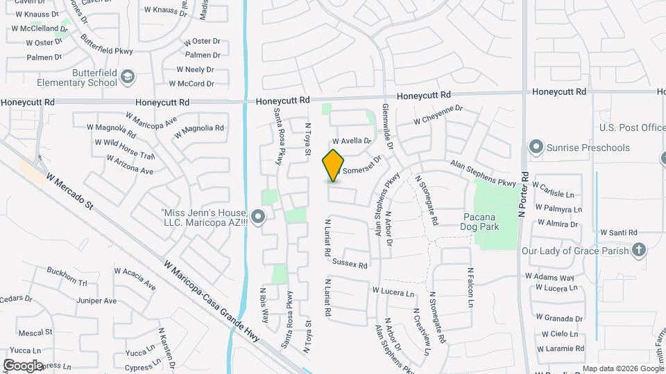 42589 W Palmyra Ct Map and Location Details