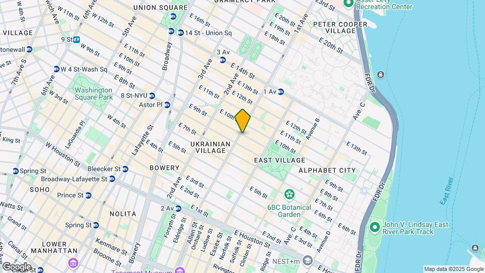 146-148 1st Ave Mapa y Detalles de la Ubicación