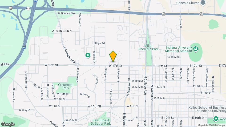 630 W 17th St Map and Location Details