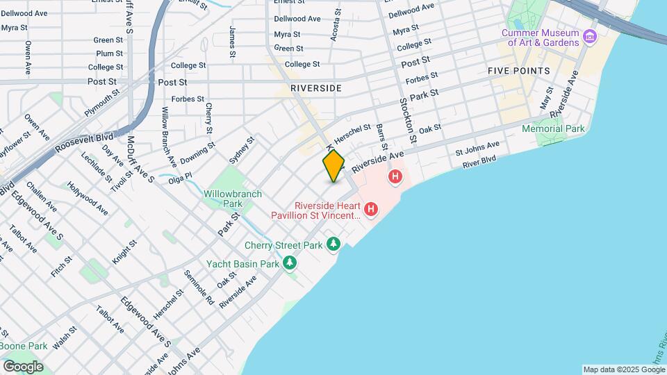2732 Riverside Ave Mapa y Detalles de la Ubicación