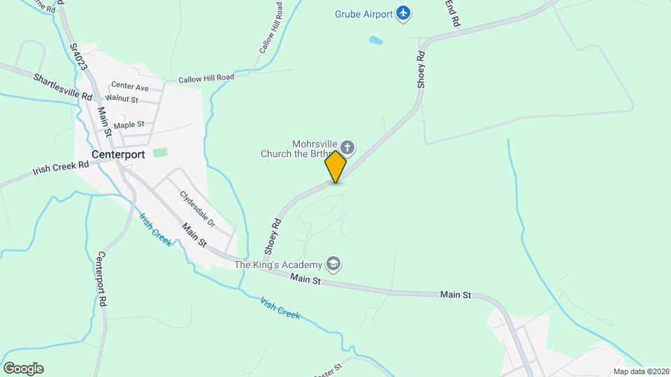 1613 Shoey Rd Map and Location Details