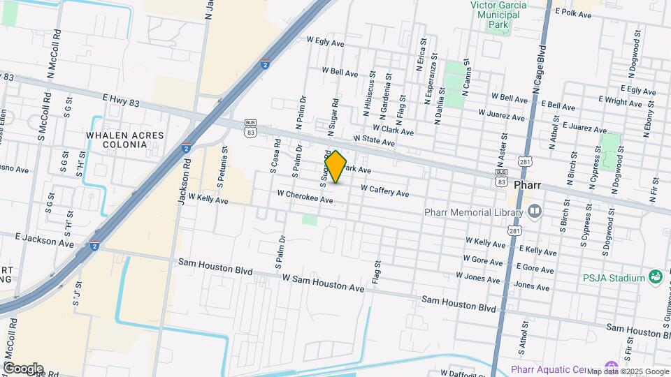 909 W Caffery Ave Map and Location Details