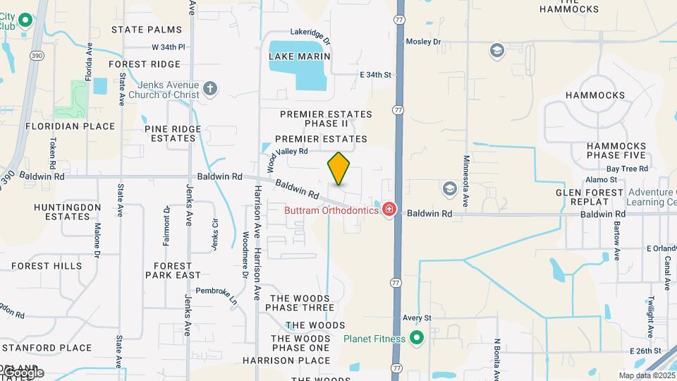 301 Baldwin Rowe Cir Map and Location Details