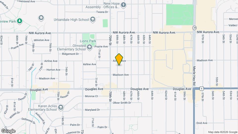 3915 69th St Map and Location Details