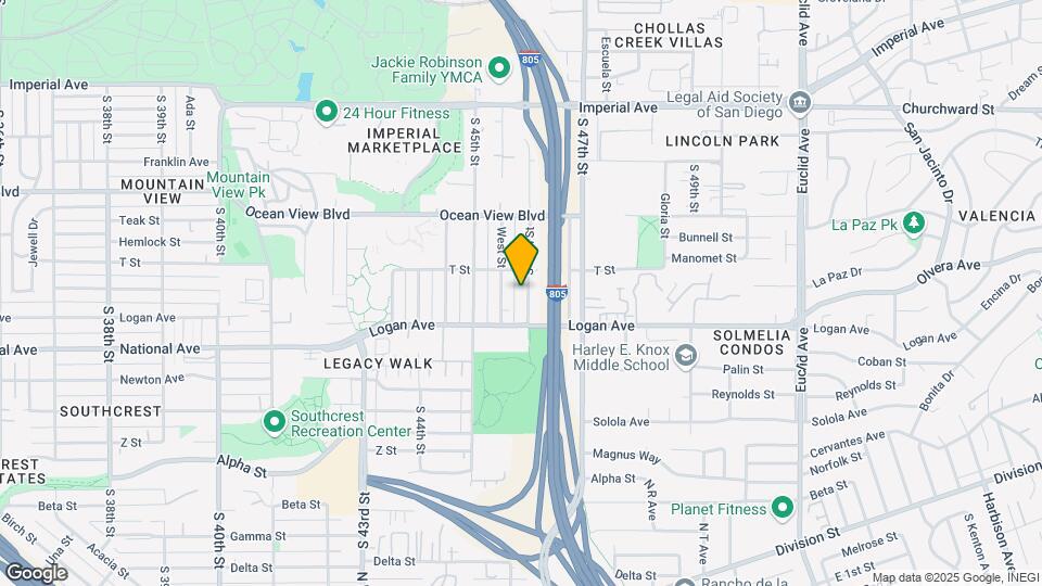740 S 46th St Map and Location Details