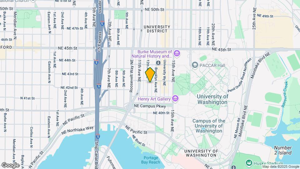 4138 12th Ave NE Mapa y Detalles de la Ubicación