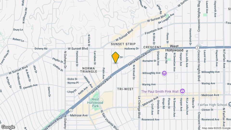 923 Westbourne Dr Map and Location Details