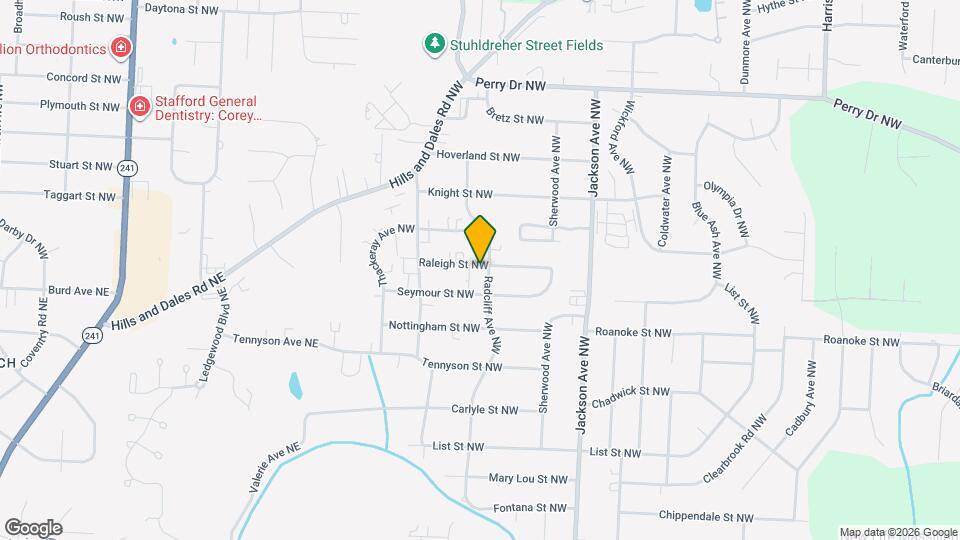 7308 Raleigh St NW Map and Location Details