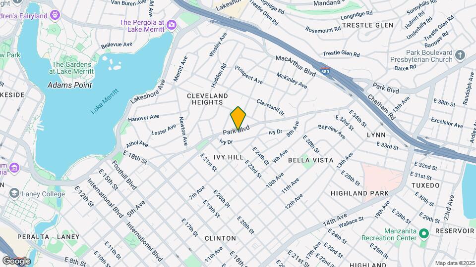 2358 Park Blvd Mapa y Detalles de la Ubicación