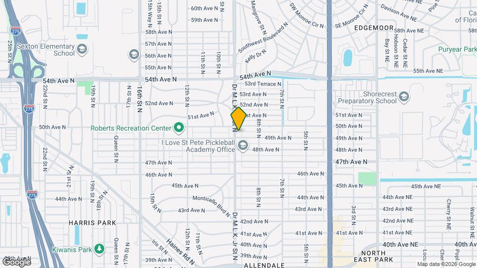 4915 Dr M.L.K. Jr St N Map and Location Details
