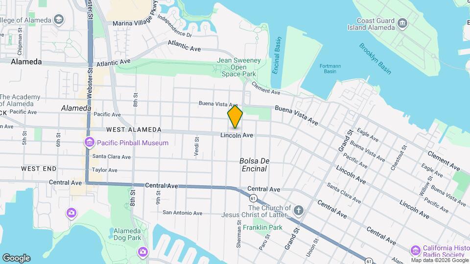 1211 Lincoln Ave Map and Location Details