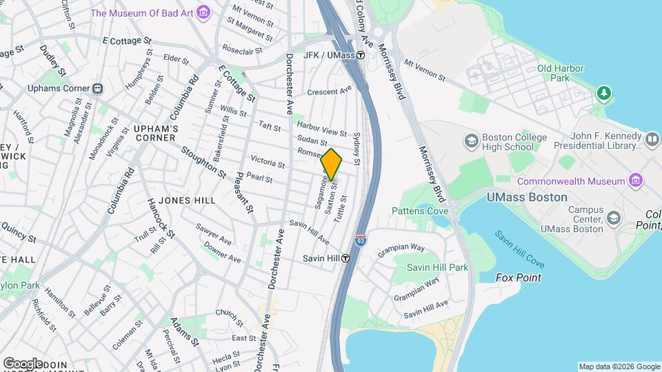 68 Saxton St, Unit 1 Map and Location Details