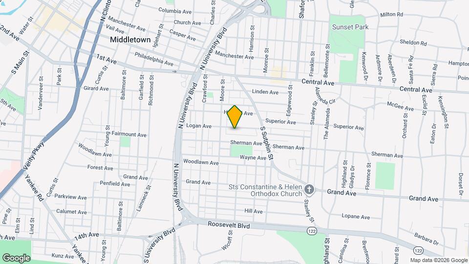 2014 Logan Ave Mapa y Detalles de la Ubicación
