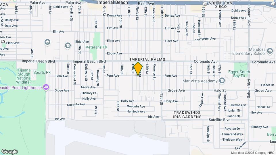1208-1212 Florida St Map and Location Details