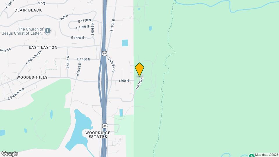 1219 N 3150 E Map and Location Details