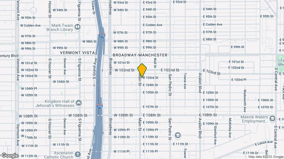 10306 S Main St Map and Location Details