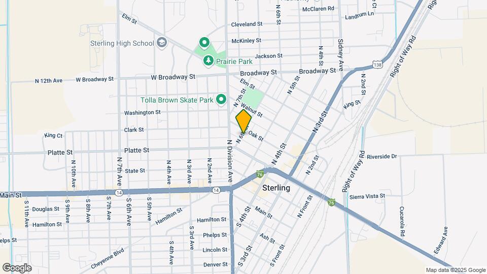 322 N 6th St Map and Location Details