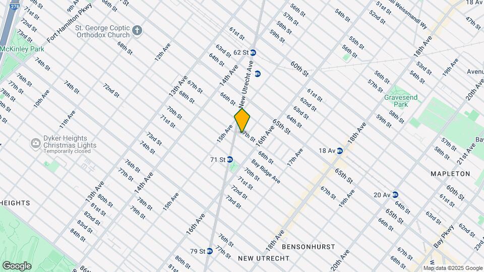 1531-1545 68th St Map and Location Details