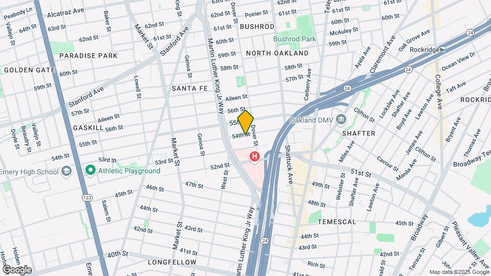 719 54th St Map and Location Details