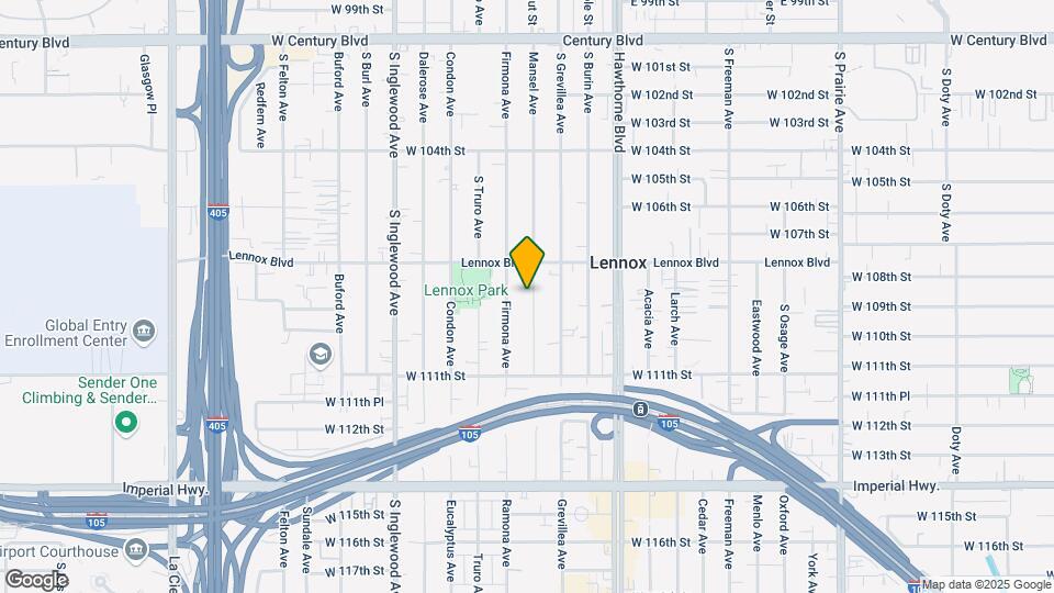 10833 Mansel Ave Mapa y Detalles de la Ubicación