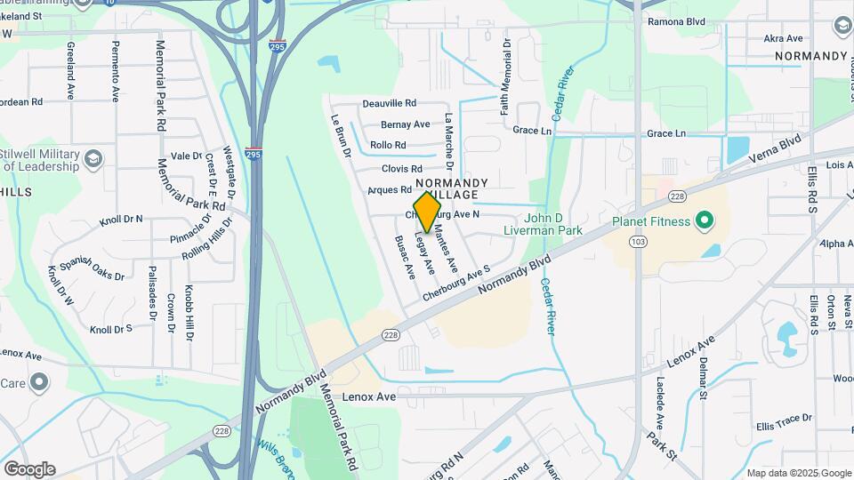 1045 Legay Ave Map and Location Details