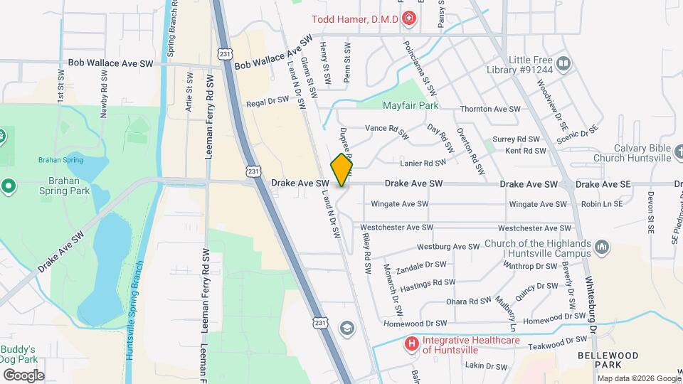 3006 Dupree Dr SW Map and Location Details