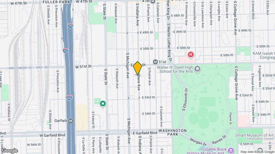 5148 S Indiana Ave Map and Location Details