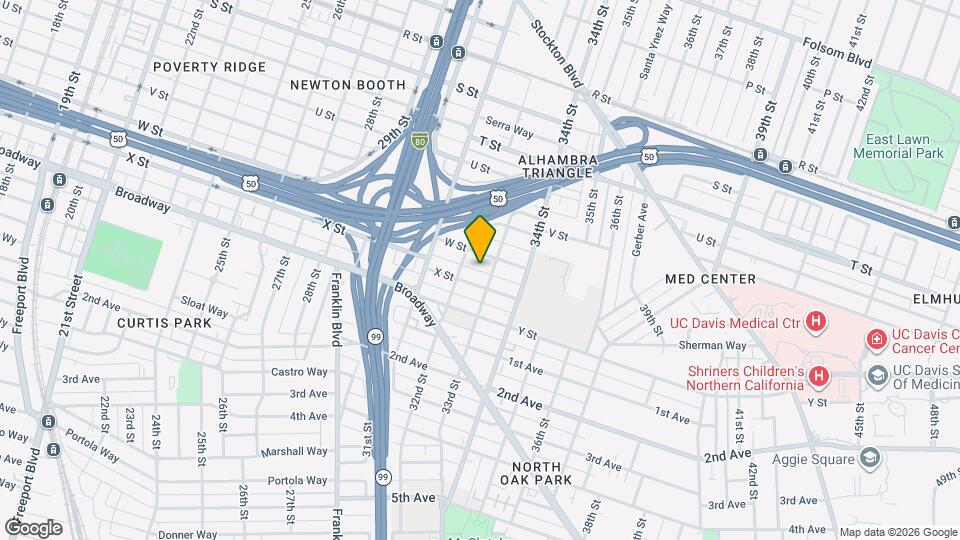 3230 W St Map and Location Details
