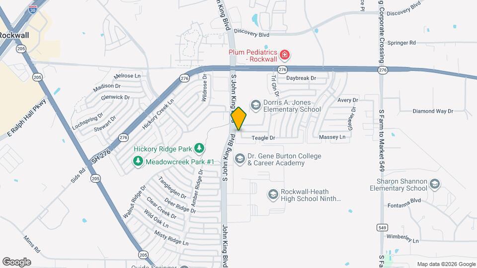 2161 Teagle Dr Map and Location Details