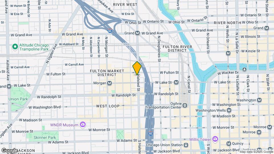 216 N Halsted St Map and Location Details
