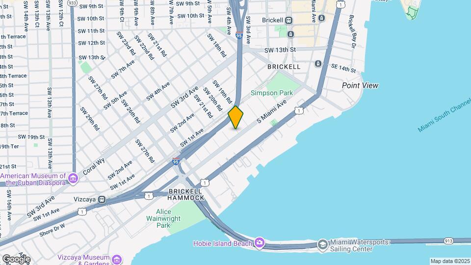 2000 S Miami Ave Map and Location Details