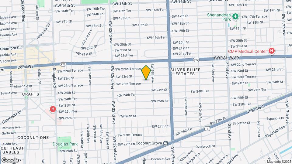 2947 SW 23rd Ter Mapa y Detalles de la Ubicación