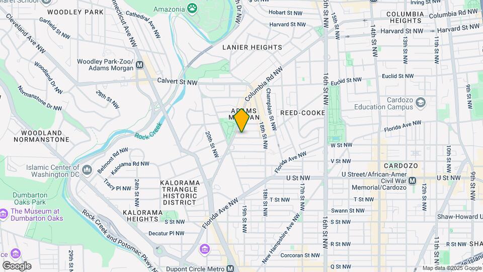 1849 Kalorama Rd NW Map and Location Details