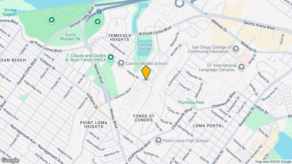 3982 Valeta St Map and Location Details