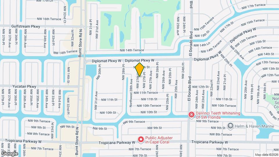 1145 NW 27th Ct Map and Location Details