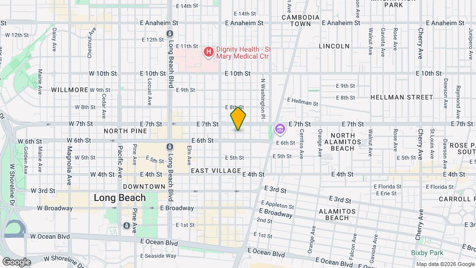 622 Lime Ave Map and Location Details