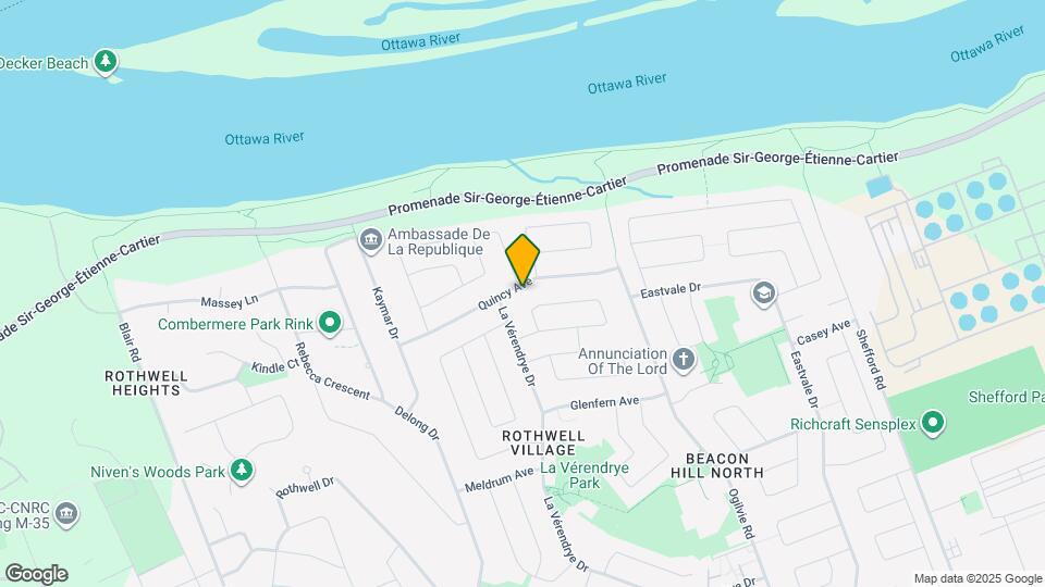 2018 Quincy Ave Map and Location Details