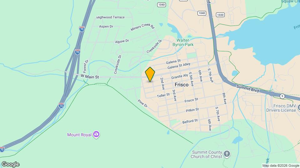 99 Granite St, Unit 316 Map and Location Details