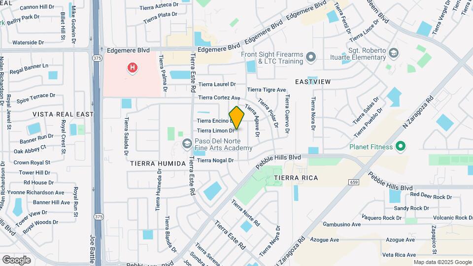 12472 Tierra Limon Dr Map and Location Details