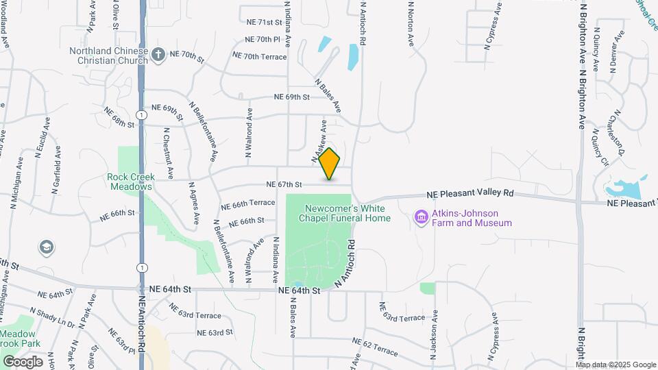 3608 NE 67th St Map and Location Details