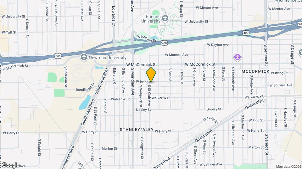 2229 W Irving St Map and Location Details