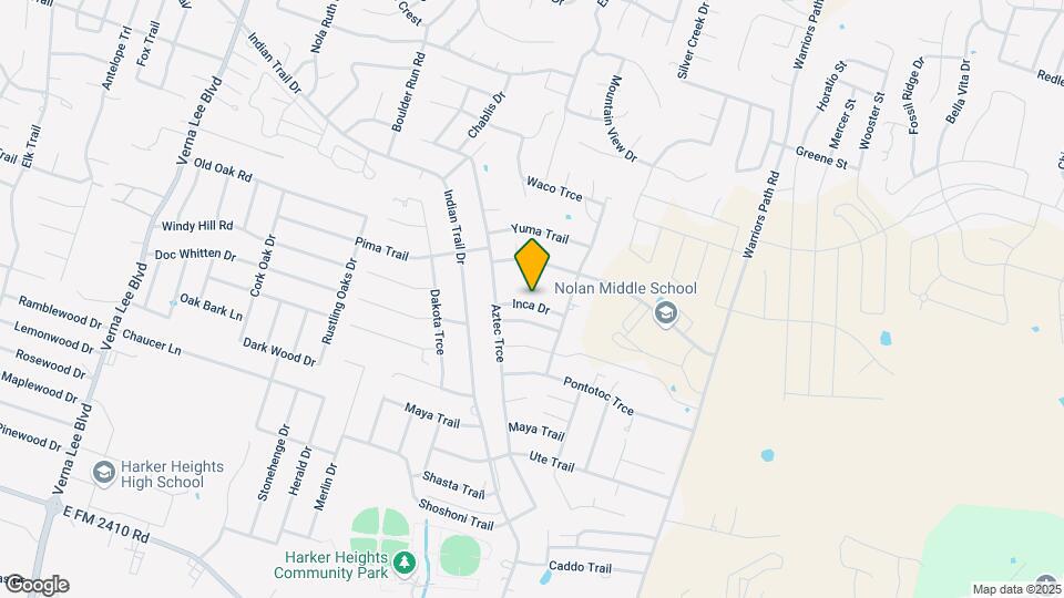1611 Inca Dr, Unit C Map and Location Details