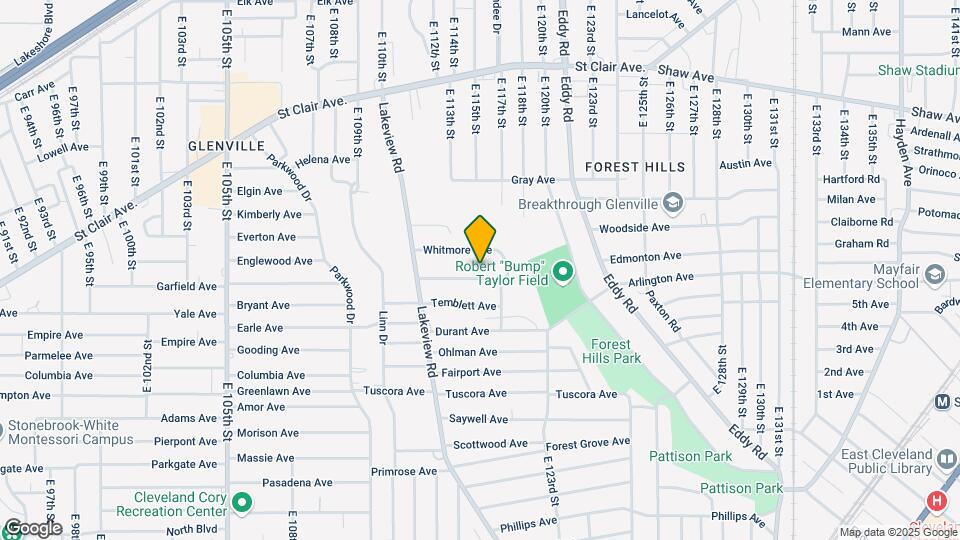 11509 Hopkins Ave Mapa y Detalles de la Ubicación